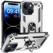 RING Borító tartóval Apple iPhone 15 Plus ezüst akciós termékkép 1