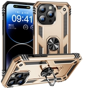 RING tok tartóval Apple iPhone 15 Pro Max arany színű akciós termékkép 1