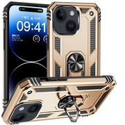 RING tok tartóval Apple iPhone 15 arany akciós termékkép 1