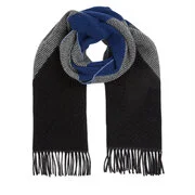  Sál Tommy Hilfiger Th Evening Fluffy Scarf AW0AW15354 Fekete akciós termékkép 1