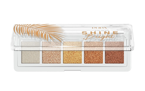 PUPA Milano Szemhéjfesték paletta Shine Bright (Eye Palette) 4 g 001 Sunny Gold akciós termékkép 1