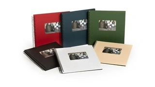 Spirál fotóalbum fotósarkokhoz 30x30/40 oldal NEW CHARME fehér akciós termékkép 1