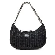  Táska Tommy Jeans Tjw Iconic Shoulder Quilted AW0AW17302 Fekete akciós termékkép 1