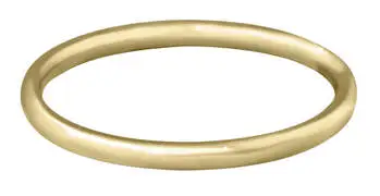 Troli Aranyozott minimalista acél gyűrű Gold 55 mm akciós termékkép 1