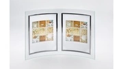 Üveg dupla keret VERONA 2/13x18 ezüst akciós termékkép 1