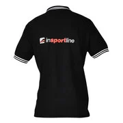 Férfi galléros póló inSPORTline Polo  fekete  S termék 2. képe